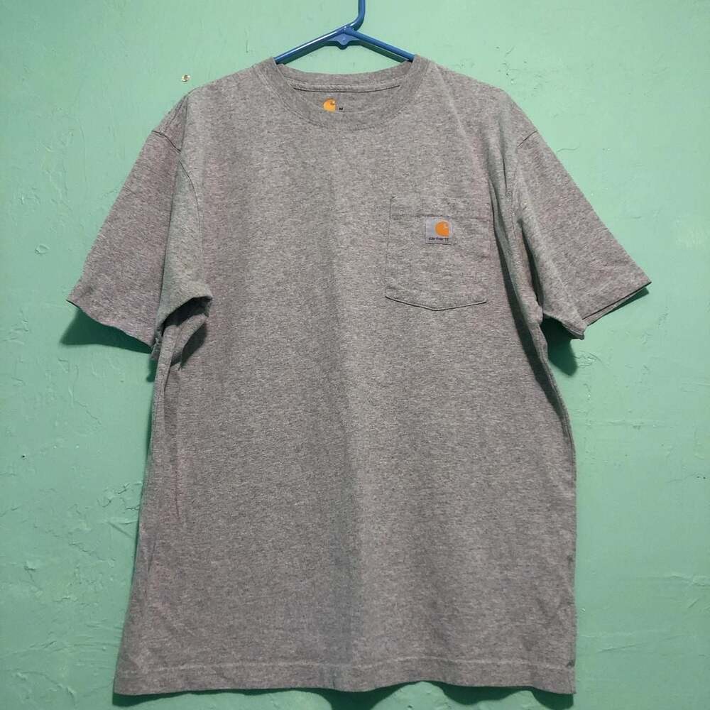 Carhartt K87 Original Fit Pocket T-Shirt Heather Grey